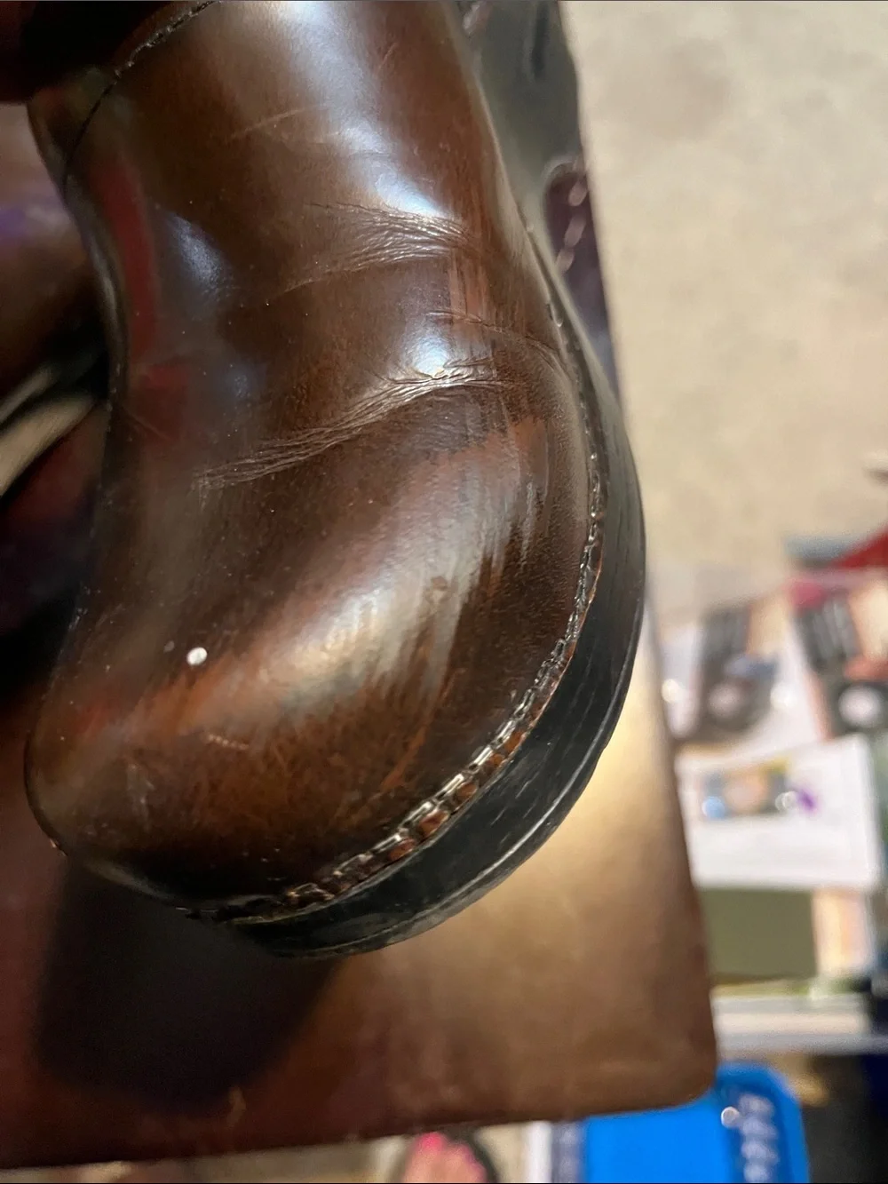 Dansko Brown Leather Slip-On Clogs - Picture 11 of 15